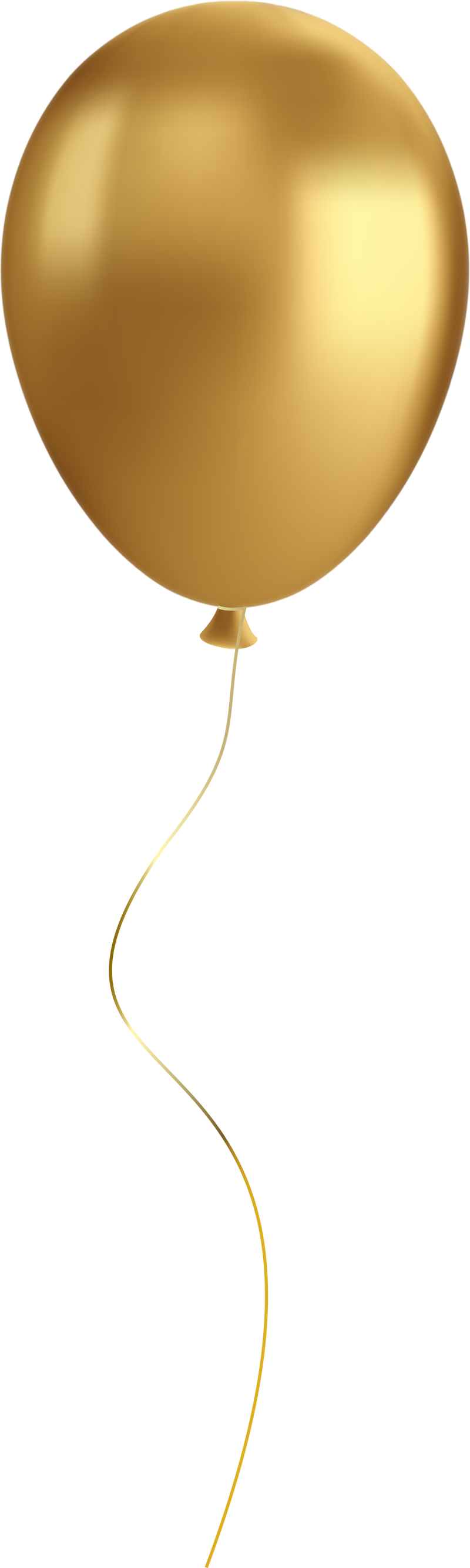 Gold balloon